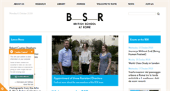 Desktop Screenshot of bsr.ac.uk