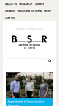 Mobile Screenshot of bsr.ac.uk