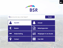 Tablet Screenshot of bsr.nl